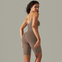 Women seamless knitting Solid Stretch Romper