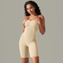 Women seamless knitting Solid Stretch Romper