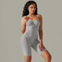 Women seamless knitting Solid Stretch Romper