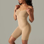 Women seamless knitting Solid Stretch Romper