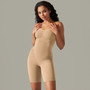 Women seamless knitting Solid Stretch Romper