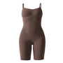 Women seamless knitting Solid Stretch Romper