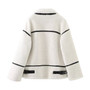 Women autumn and winter lamb wool coat