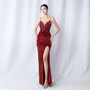 Women beaded evening dress