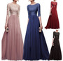 Women chiffon Maxi evening dress