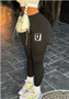 Women Fall/Winter Printed Casual Pants