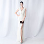 Organza Wedding Dinner Satin Evening Dress