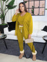Women's Solid Color Vest Jacket Fashion Three-Piece Tight Fitting Pants Set