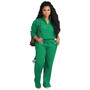 Winter Women's Two-Piece Tracksuit Plush Loose Sportswear