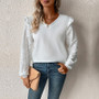 Solid Color Long Sleeve Top