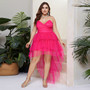 Women's Sexy Strapless Tutu Sweet Plus Size Party Dress