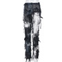 Women Style Tie Dye Tassel Casual Pants