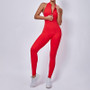 Women Zipper Sleeveless Sports Running Fitness Yoga Jumpsuit