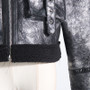 Autumn and winter fashion Chic fur pocket decoration Turndown Collar short jacket