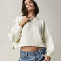 Autumn And Winter Women's Fashion Round Neck Solid Color Loose Pullover Knitting Sweater