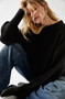 Autumn And Winter Women's Fashion Round Neck Solid Color Loose Pullover Knitting Sweater