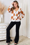 Double Take Button-Up V-Neck Dropped Shoulder Cardigan