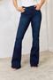 Kancan Full Size Mid Rise Flare Jeans