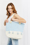 Justin Taylor Picnic Date Tassel Tote Bag