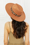 Fame In The Wild Leopard Detail Fedora Hat