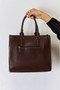 David Jones Argyle Pattern PU Leather Handbag