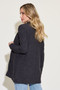 Zenana Open Front Long Sleeve Cardigan