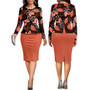 Spring Sexy Fashionable Digital Printed Long-Sleeved Women's Dress