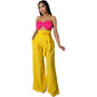 Women High Waisted Casual Wide Leg Pants