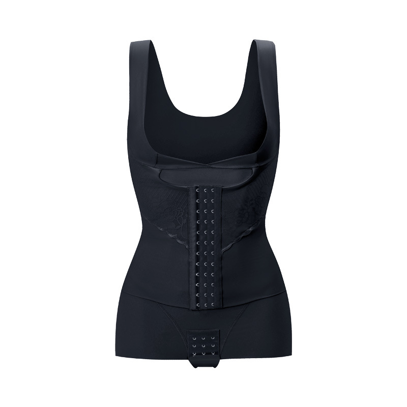 Seamless Fitted Slimming Garment Breasted One-piece Body Shaping Butt Lift  Slim Waist Adjustable Corset - The Little Connection