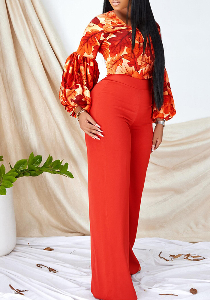 Plus Size 2 Piece Outfits for Women Short Sleeve Tied Knot Crop Top High  Waist Wide Leg Long Pant Fashion Lounge Set