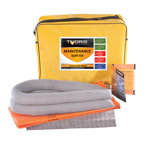 TYGRIS On-The-Go Maintenance Spill Kit-SK50(M) | Absorbency Up to 50L