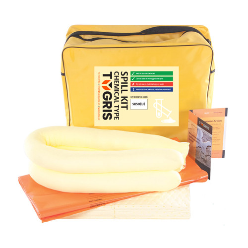TYGRIS On-The-Go Chemical Spill Kit-SK50(U) | Absorbency 50L TYGRIS On-The-Go Chemical Spill Kit-SK50(U) | Absorbency 50L