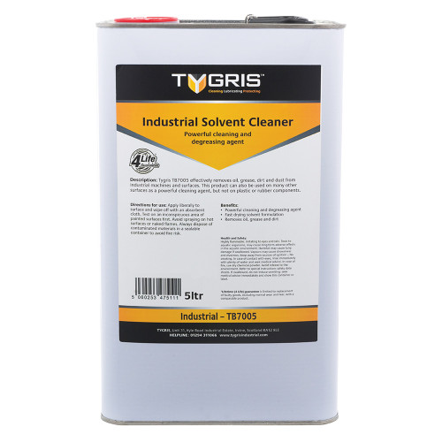 TYGRIS Industrial Solvent Cleaner - TB7005 - Box of 4 - 5 Litre