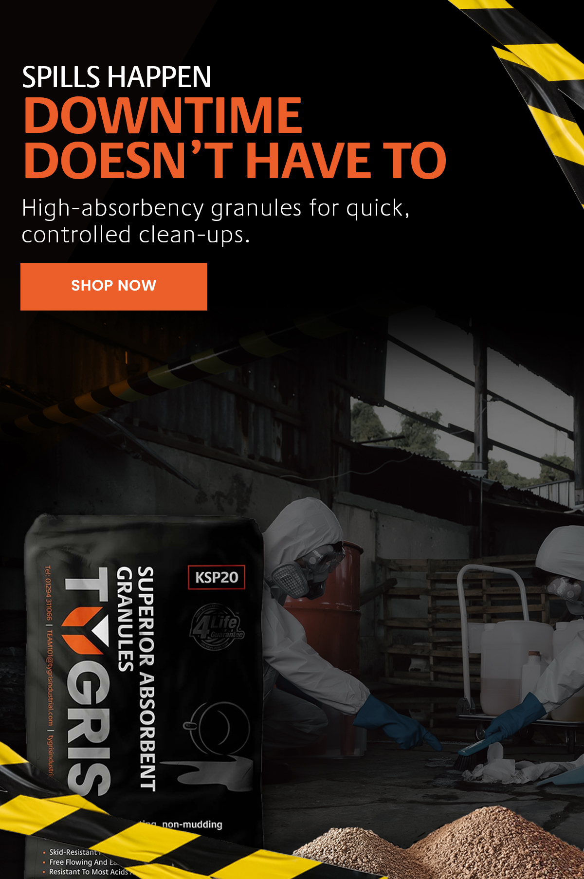 TYGRIS absorbant granules