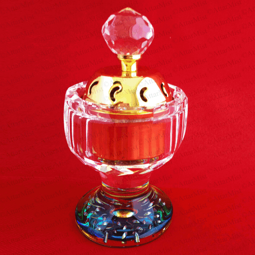 Marine Base Crystal Cup Bakhoor Burner | By AttarMist.co.uk
#mabkhara #incense burner #attarmistuk