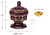 Charcoal Incense Burner 
Accessories and dimensions