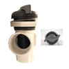 Master Spa - X279631 - Diverter Valve 2 inch "S" DSG/Titanium - X279631 - Side View