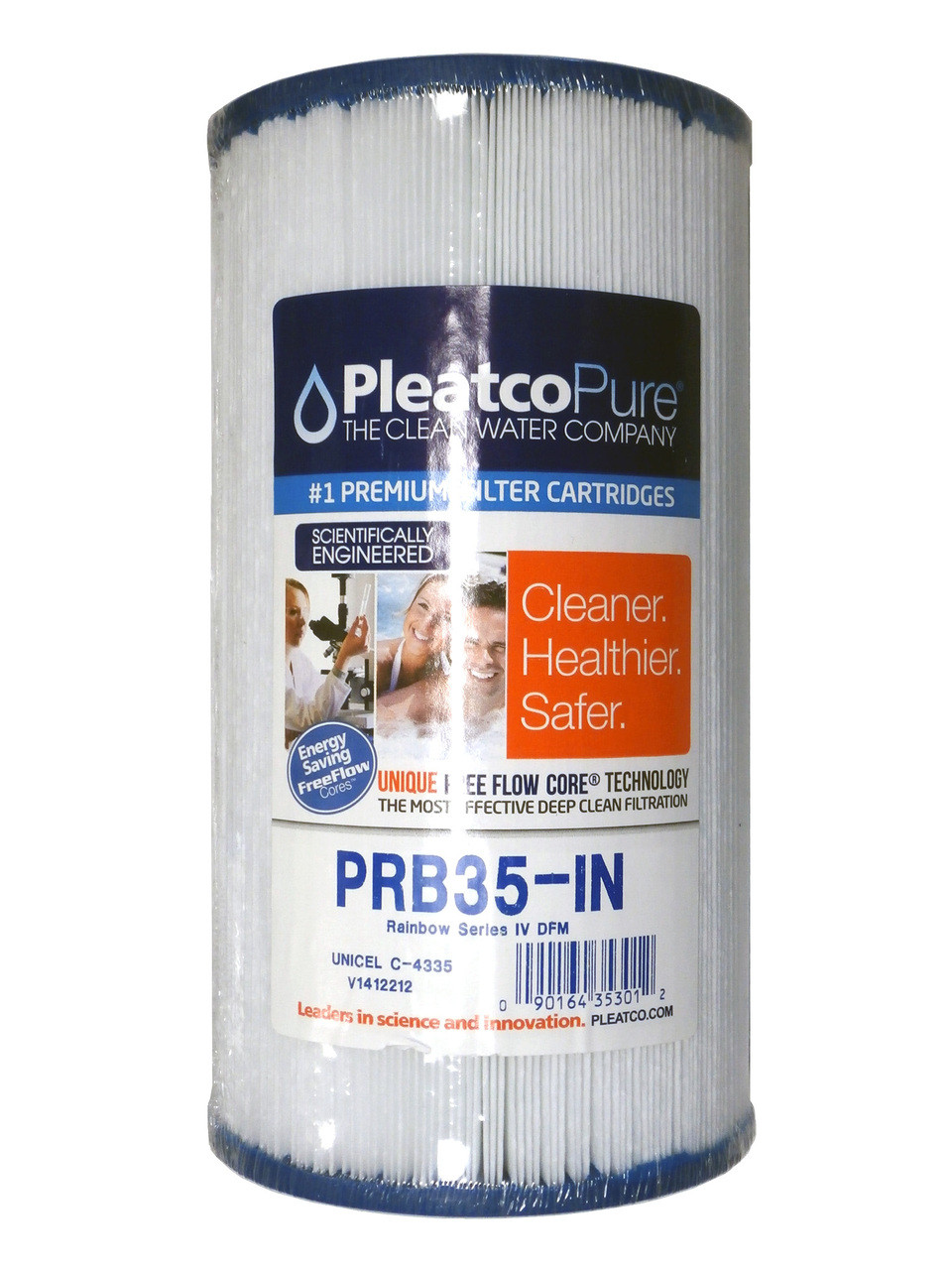 Master Spa - X268300 - PRB35-IN Filter Element 35 Sq. Ft. Filter - Side View with Packaging

