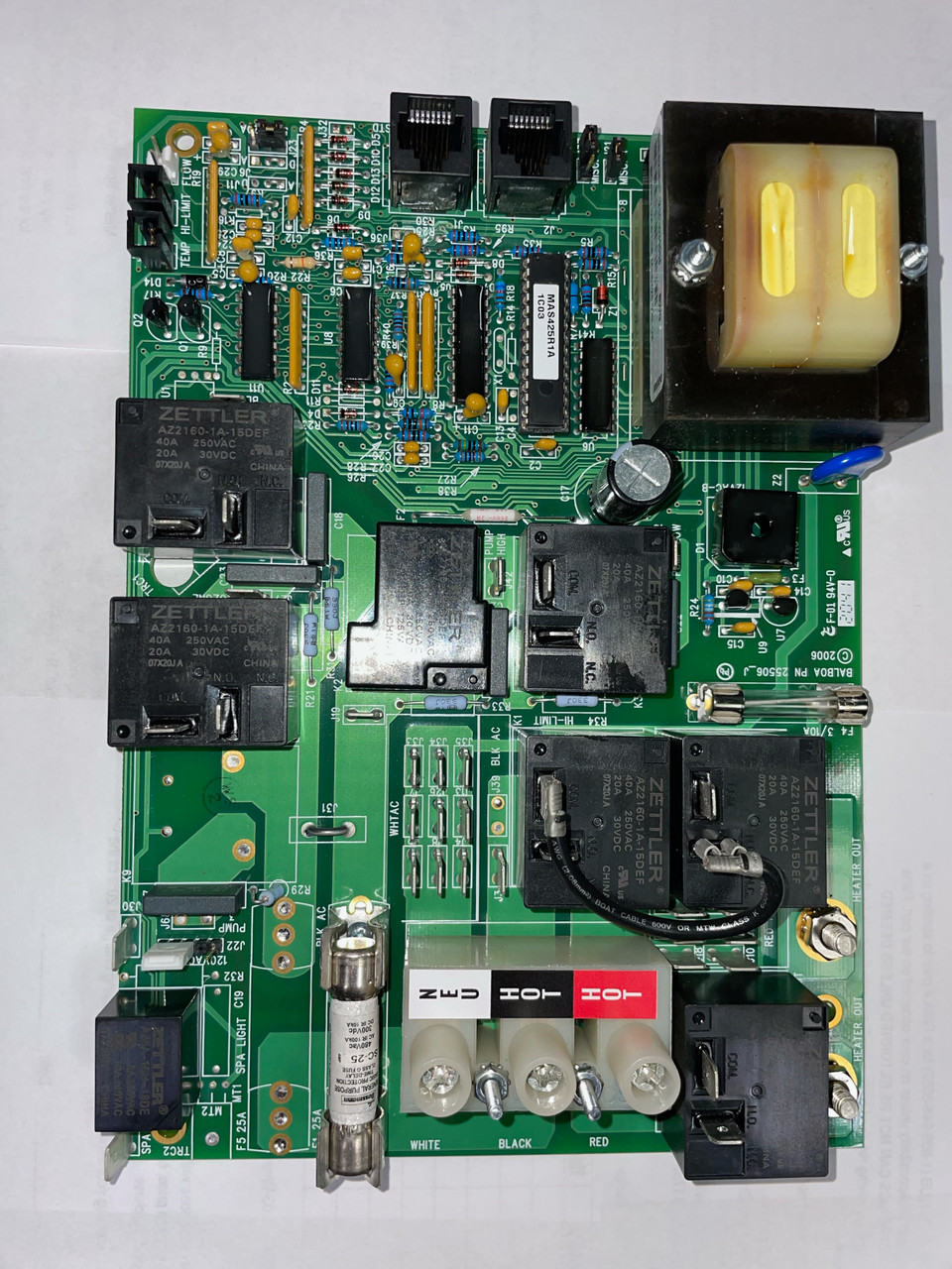 Master Spa - X801011 - Balboa Equipment MAS425 PC Circuit Board