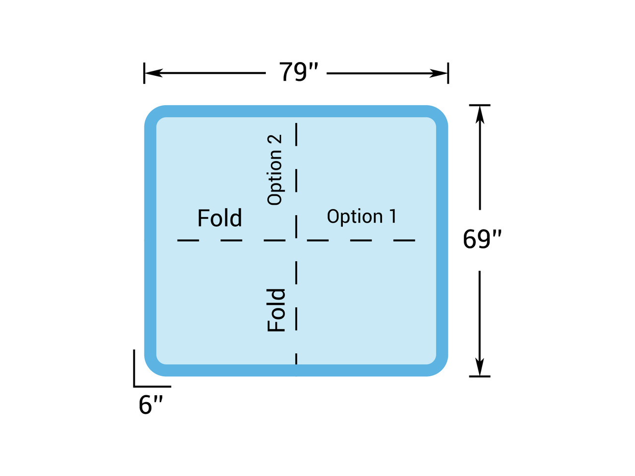 Master Spa Hot Tub Cover – Dimensions