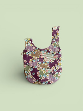 This Japanese Knot Bag is ideal for days out, keeping your small craft projects or going out with friends.