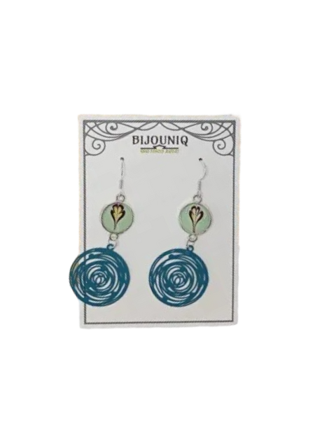 Long Spiral Earrings