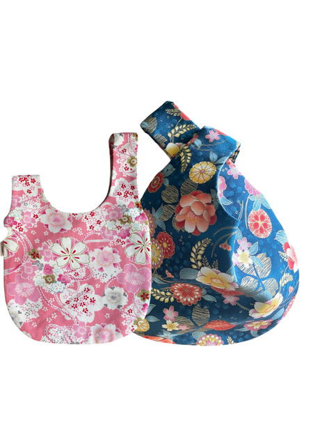 This Japanese Knot Bag is ideal for days out, keeping your small craft projects or going out with friends.