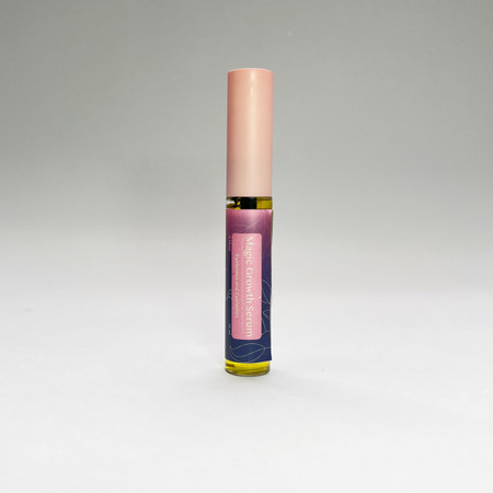 Magic Growth Serum Eyebrows & Eyelashes 
With these magical ingredients, visible results are achieved within 1 month of regular use. How to Use: Apply at least 4 times this week, applying generously to the eyebrows, shaping them and then combing the eyelashes with the product with a brush. Avoid direct eye contact. Leave the product on overnight and wash eyebrows and eyelashes with mild soap and water the next day. Ingredients: Coconut Oil, Olive Oil, Avocado Oil, Rosemary Oil, Castor Oil, Fenugreek Oil, Rose Oil and Vitamin E.