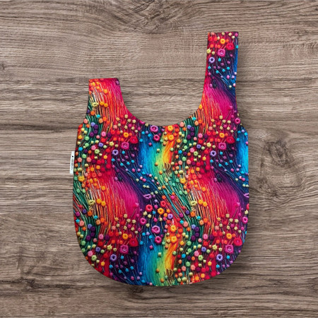 This Japanese Knot Bag is ideal for days out, keeping your small craft projects or going out with friends.
