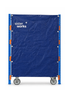 flat trolley cover panel with eyelets for attaching to shelving trolley