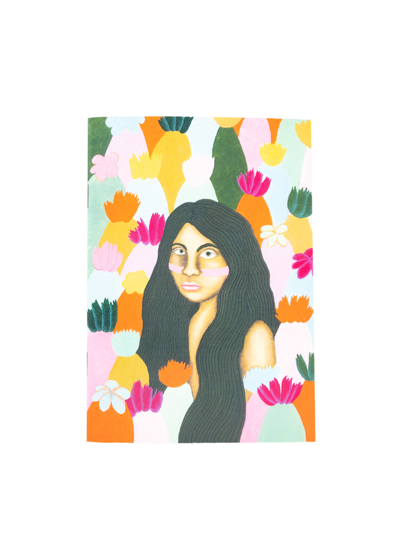 Notebook Girl From The Volcano
