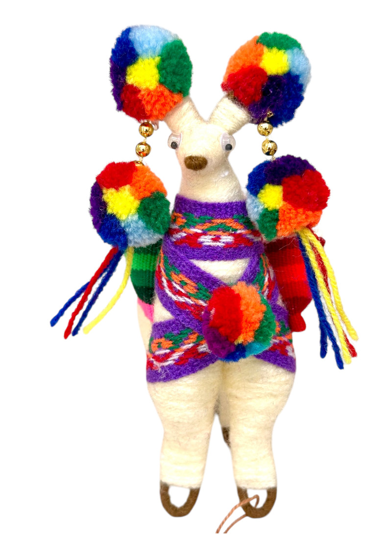 Brighten up your space with these charming little colourful South American llama decorations! Handmade with love, these vibrant llamas are perfect for adding a playful and cultural touch to your home, office, or festive décor.