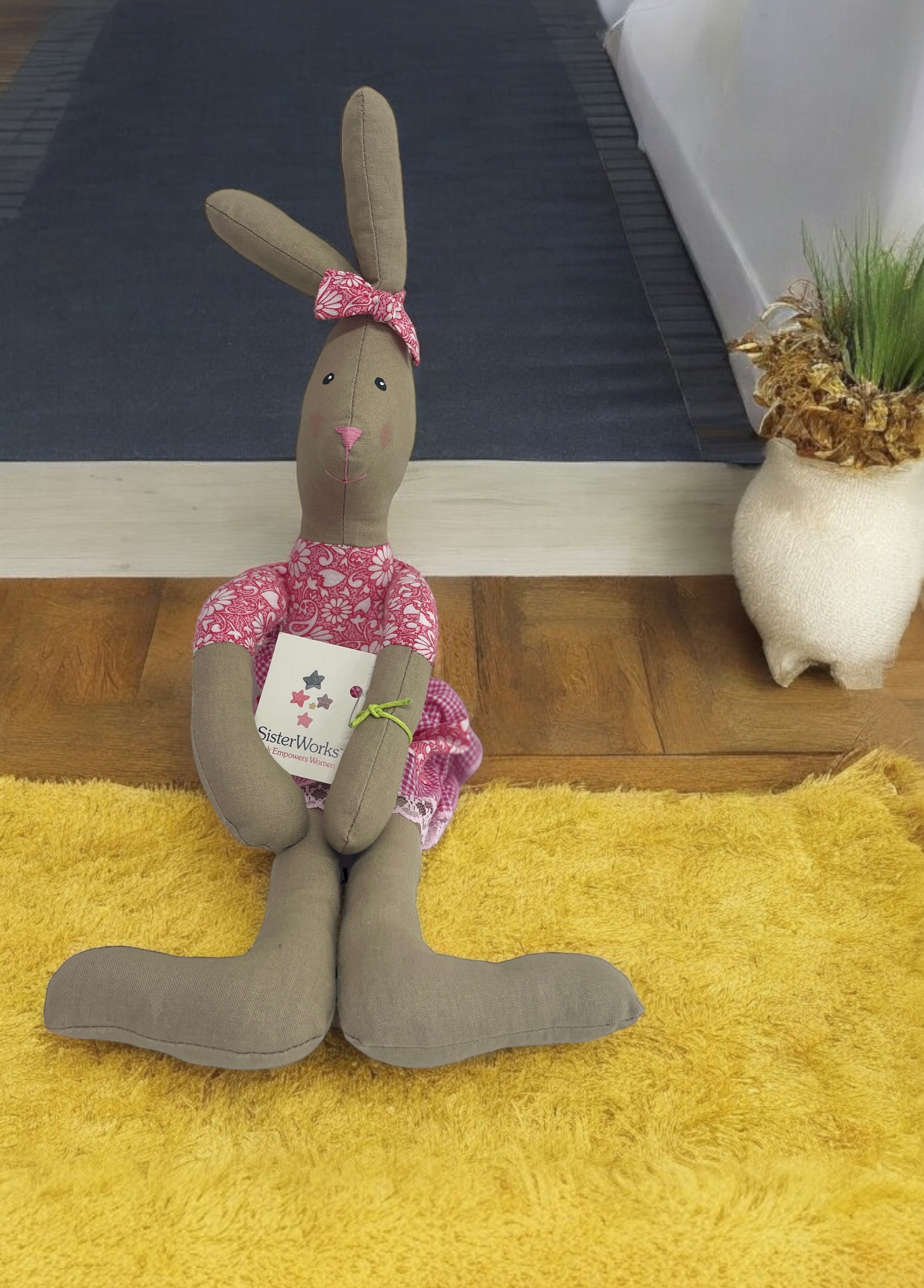 Linda Soft Bunny Doll, carrots lovers, rabbit toys, cuddle toys, baby toys, toddler toy
