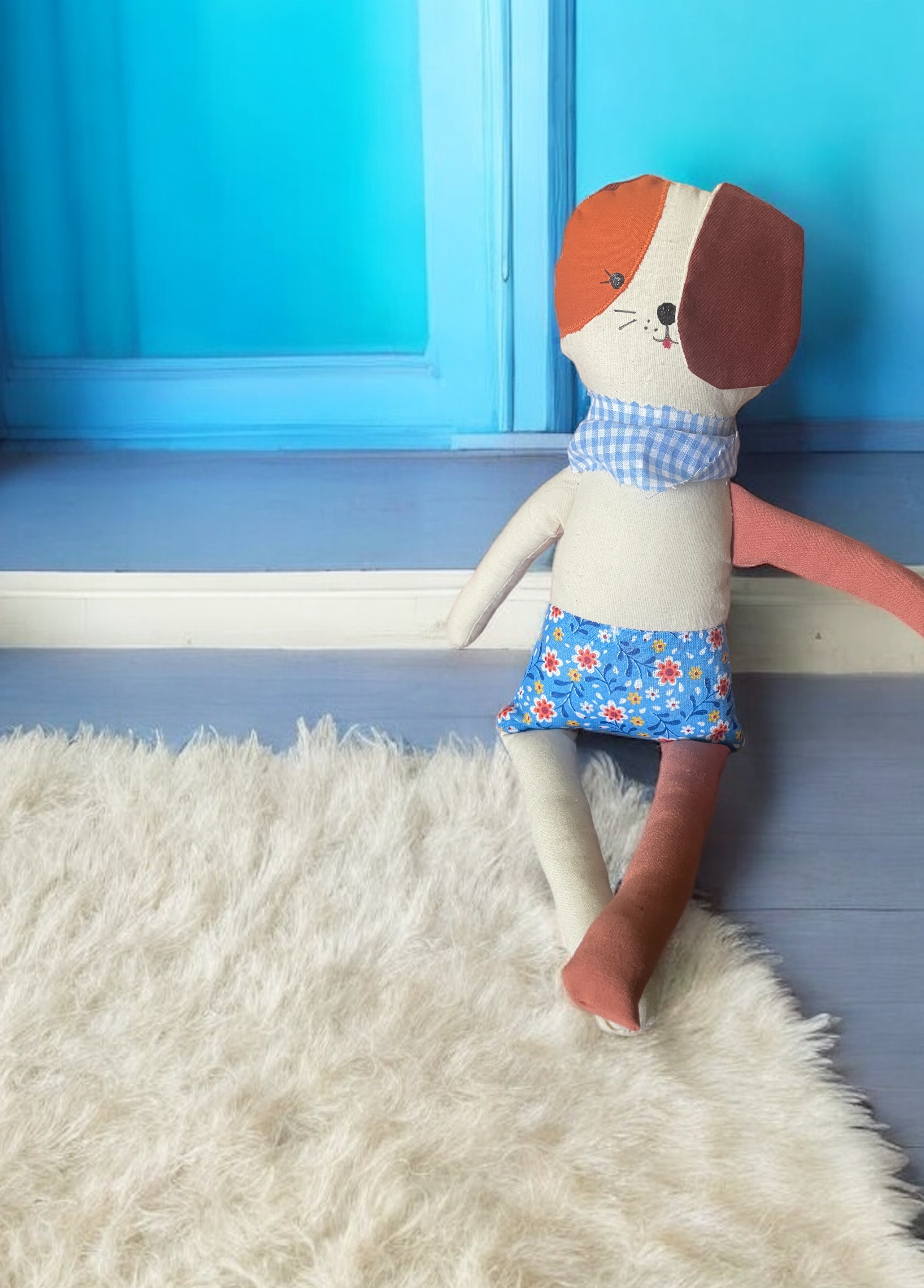 the Little Puppy Soft Toy! This charming plush puppy is crafted to be irresistibly soft and cuddly, making it the perfect companion for children and dog lovers alike. With its lifelike features and floppy ears, this little puppy is designed to bring smiles and comfort to anyone who holds it.